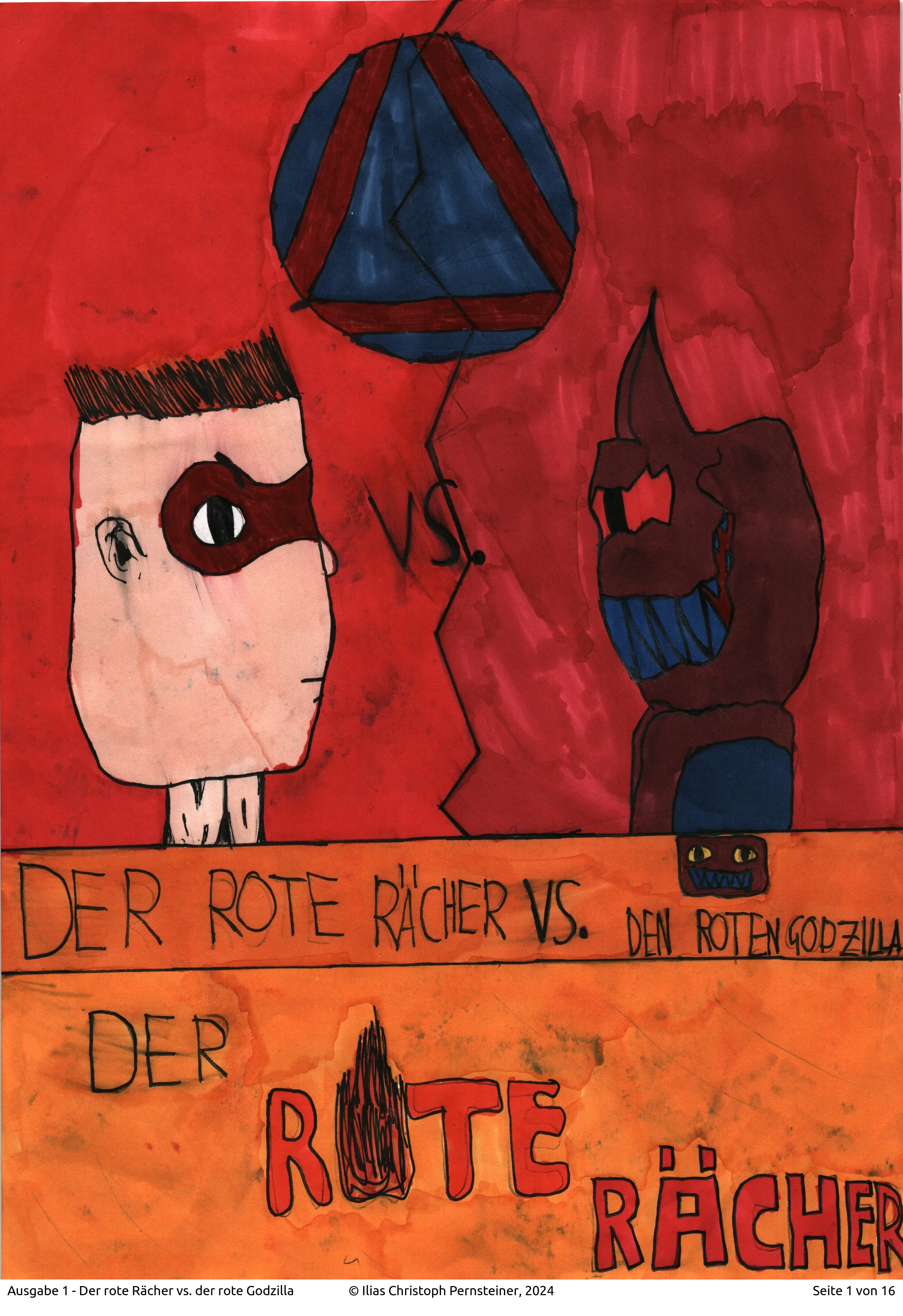 Ausgabe 1 - Der rote Rächer vs. der rote Godzilla
